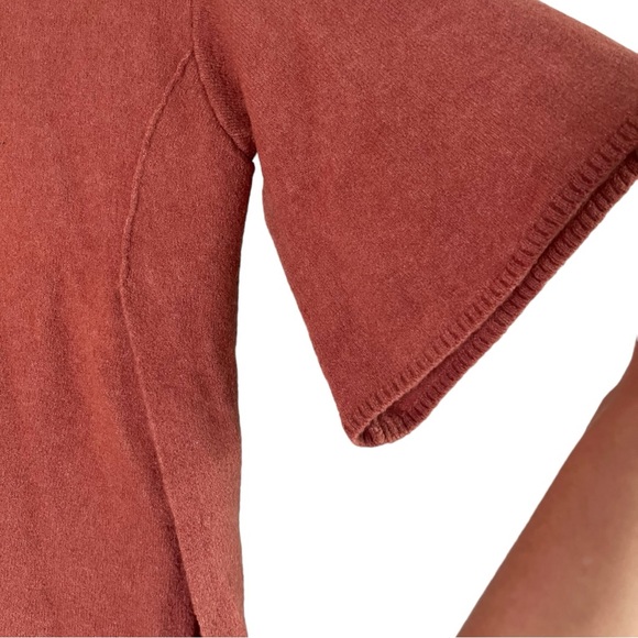 fuzzy cowl neck‎ split thigh knit sweater/dress sz M/L - Picture 4 of 6